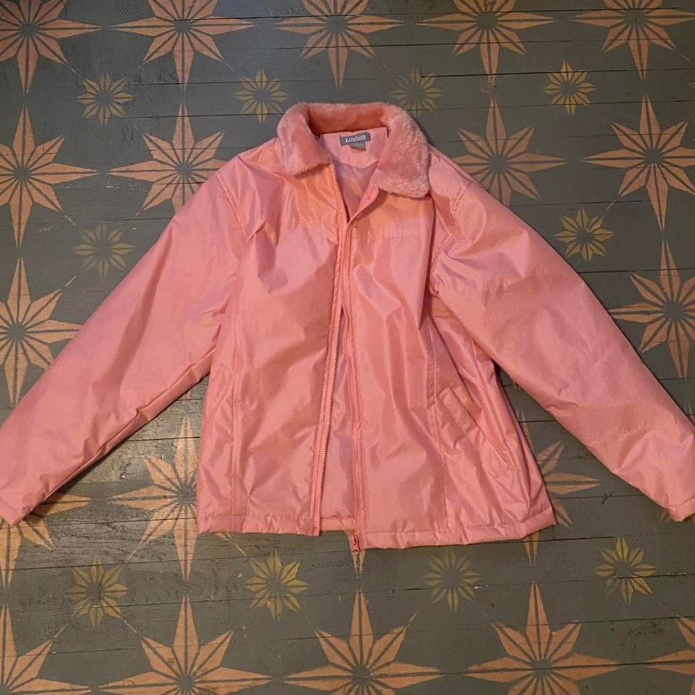 pink jacket
